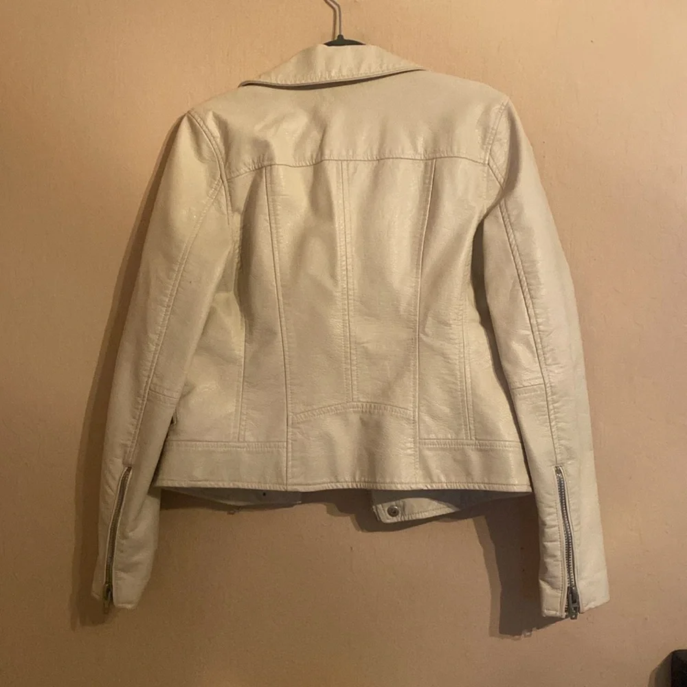 Blank NYC On The Rocks Moto Jacket Faux Leather Size XS - Picture 4 of 6